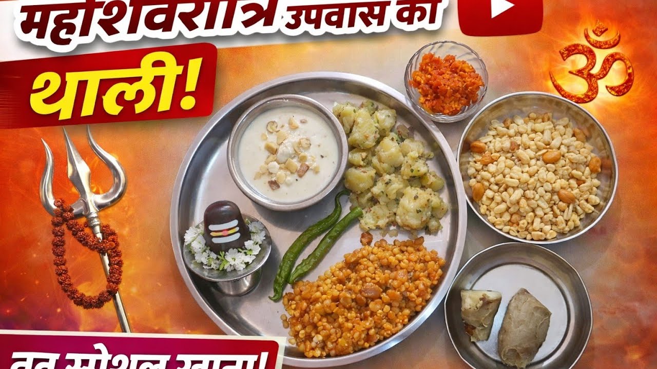 महा शिवरात्रि व्रत की स्पेशल थाली |#Mahashivratri#ShivratriVrat#VratThali#Mahashivratri2026#easyfood