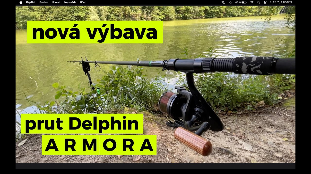 Nová výbava:prut Delphin Armora...