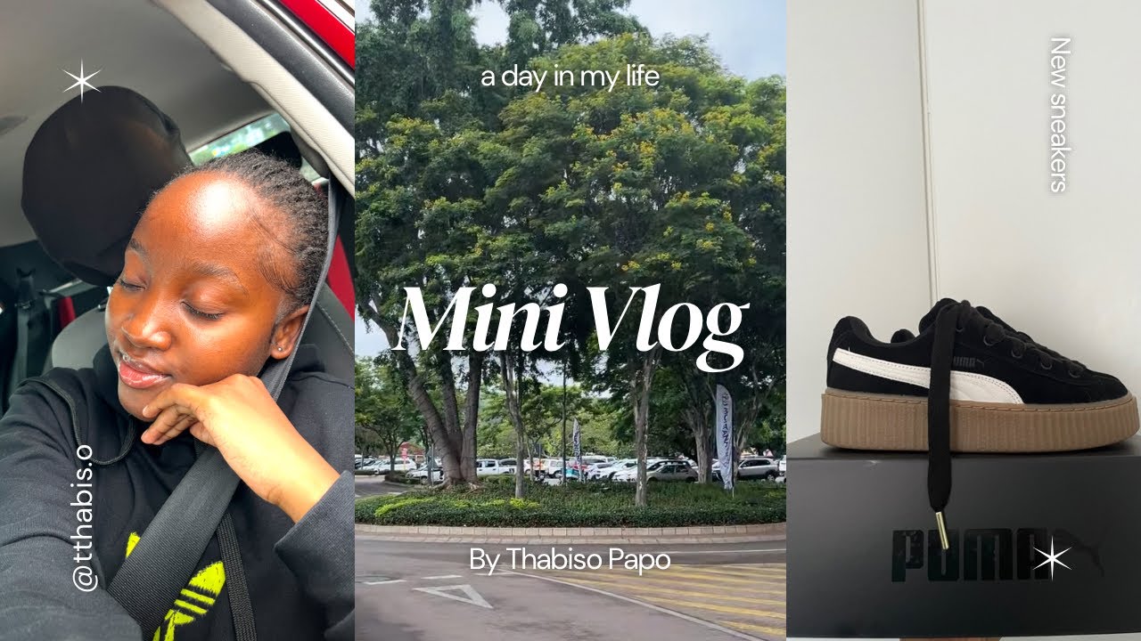 Mini VLOG | shopping + unboxing | I paid R750 for my PUMA FENTY SNEAKERS | #southafricanyoutuber