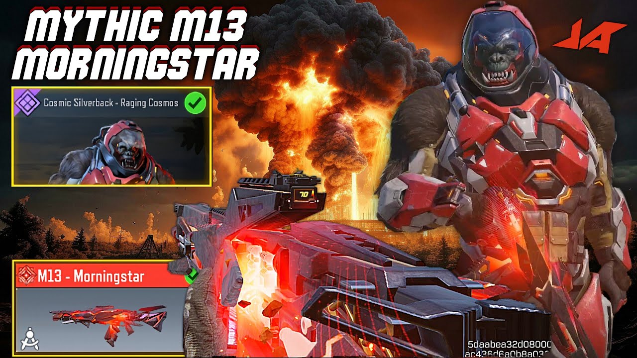 Mythic M13 Morningstar + Cosmic Silverback Raging Cosmos (7 Squad Wipes + 52 Intense Kills) CODM