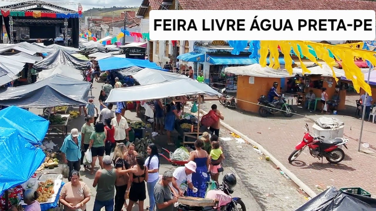 Passando na Feira Livre de Água Preta-PE, Sábado de Carnaval.