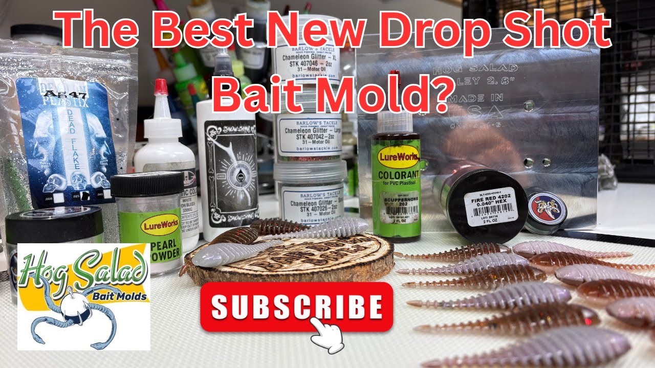 Лучшая новая форма для приманки Drop Shot? Hog Salad Bait Molds 2 8