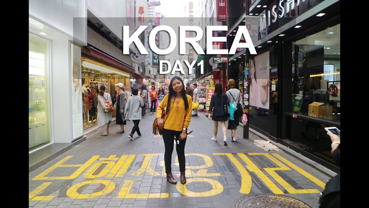 Vlog Korea Day1 ไปเกาหลีวันแรก เดินตลาดเมียงดง, กินข้าวกับ CHARIS