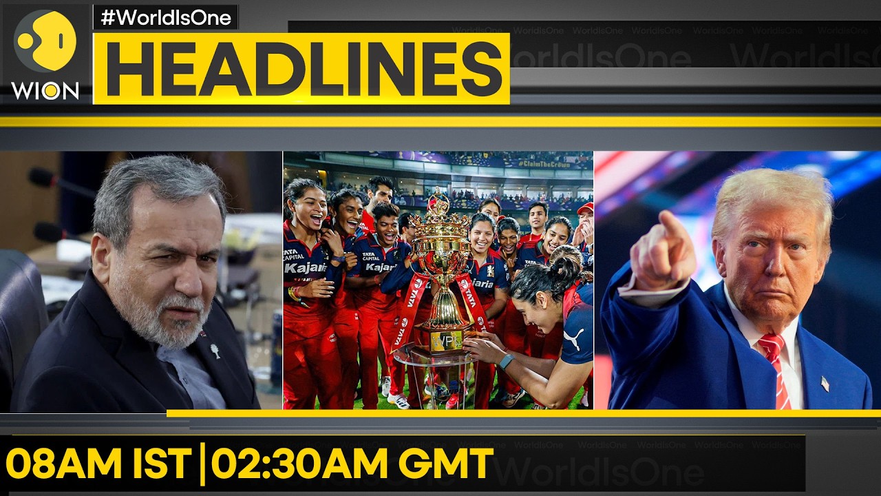 Witkoff, Araghchi Arrive in Oman for Talks | RCB Win Second WPL Title | WION HEADLINES