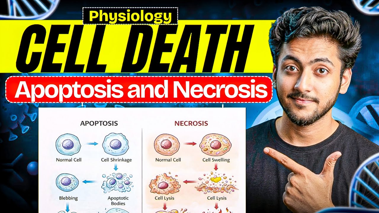 Physiology - Cell Death | MBBS 1st Year | Full Explanation With Exam Notes | MBBS World
