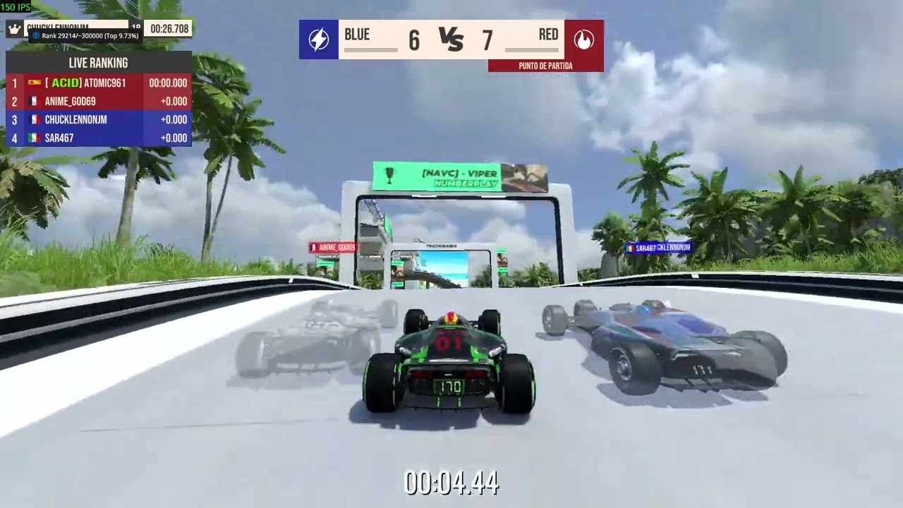 Trackmania 2v2 Online Ranked (I am now Bronze 2!) #trackmania #onlineranked