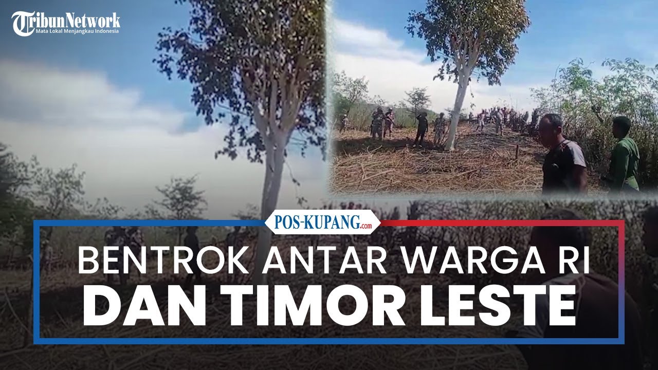 Bentrok Antara Warga Indonesia dan Timor Leste Distrik Oecusse di Desa Inbate TTU