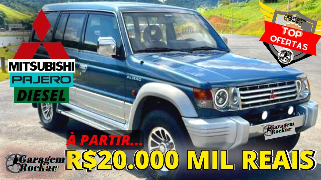 Top Ofertas! [MITSUBISHI PAJERO] De 7 LUGARES! À PARTIR DE 20 MIL REAIS! #pajeroavenda #pajerodiesel