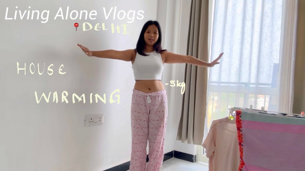Living alone vlogs: hosting a house warming party, weight loss tips,PR unboxing & more| Arunachali🇮🇳