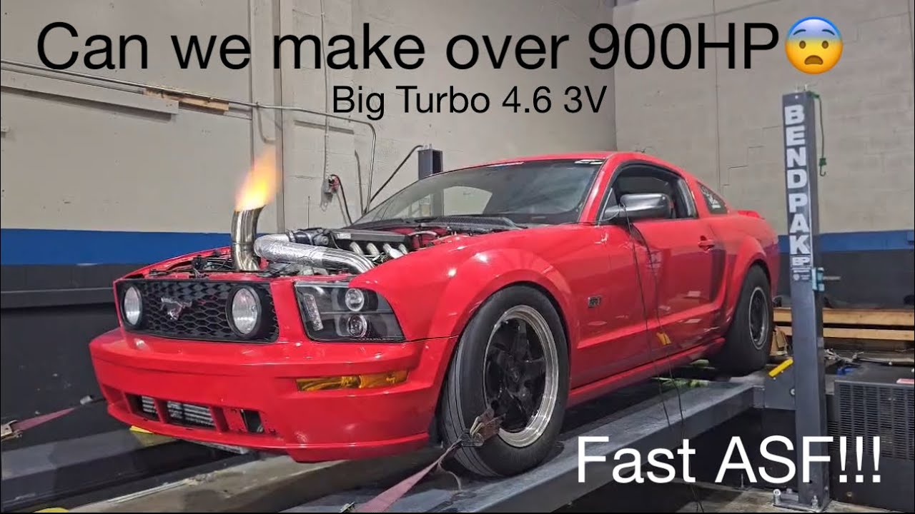 Big Turbo 4.6 3V Mustang GT HITS THE DYNO 😨(INSANE POWER) CAN IT MAKE OVER 900HP
