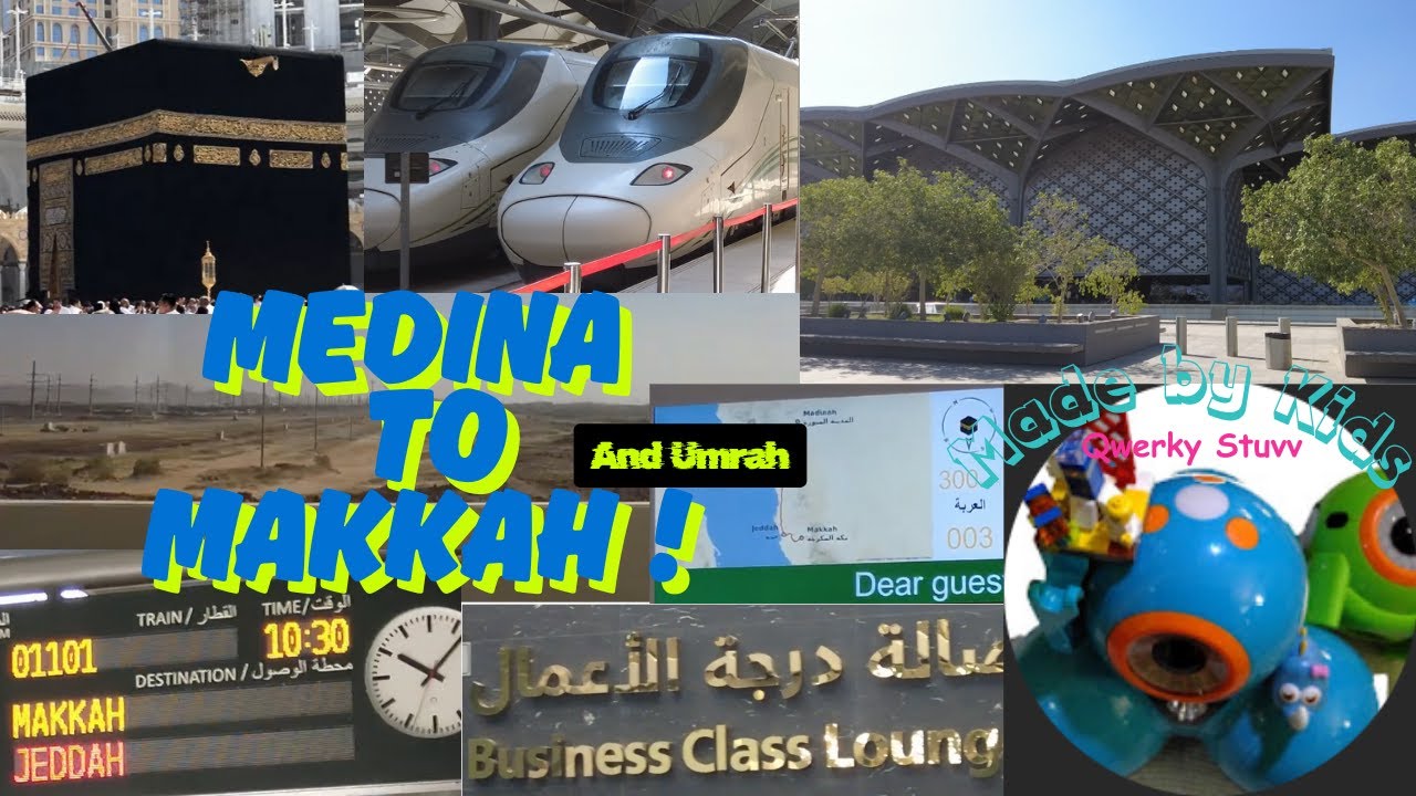 Taking Haramain Train from Medina to Makkah then doing Umrah! | Qwerky Stuvv Travelator Stuvv S1 E6