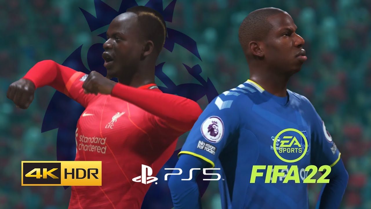 FIFA 22 PS5 - LIVERPOOL VS EVERTON - Anfield - 4K 60FPS HDR Next-Gen Gameplay