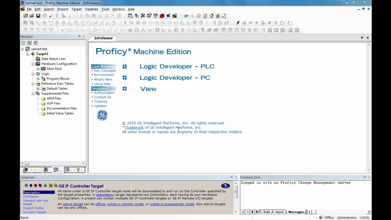 GE Proficy online USB SNP .mp4