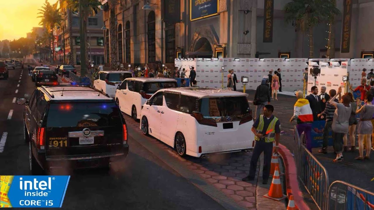 Toyota Alphard Convoy To Movie Premiere - GTA 5 | Gameplay