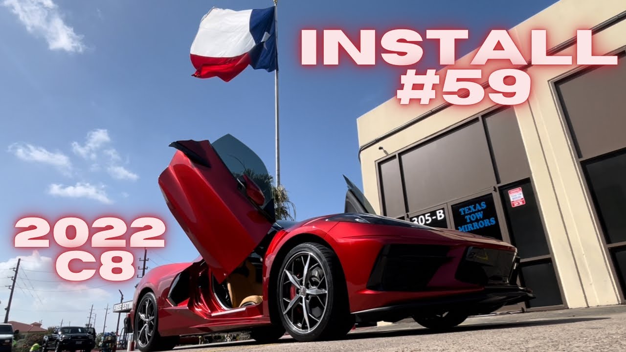 Vertical doors kit install in Texas! C8 Corvette #59.