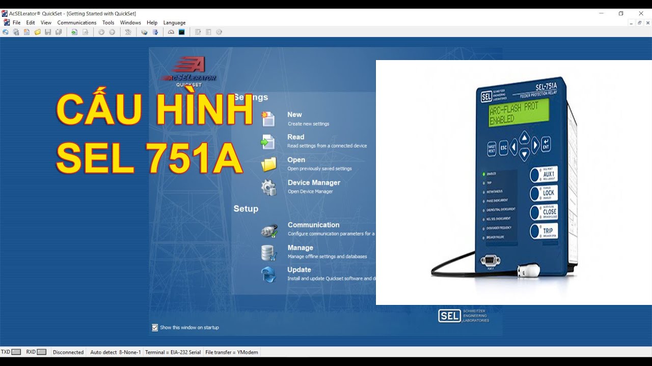 Hướng dẫn cấu hình IED SEL751A - Overcurrent Protection