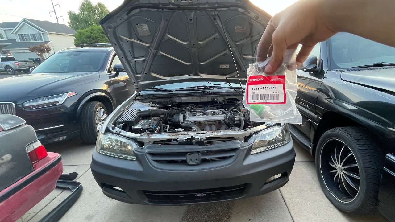 How to replace a knock sensor on 2002 Accord!
