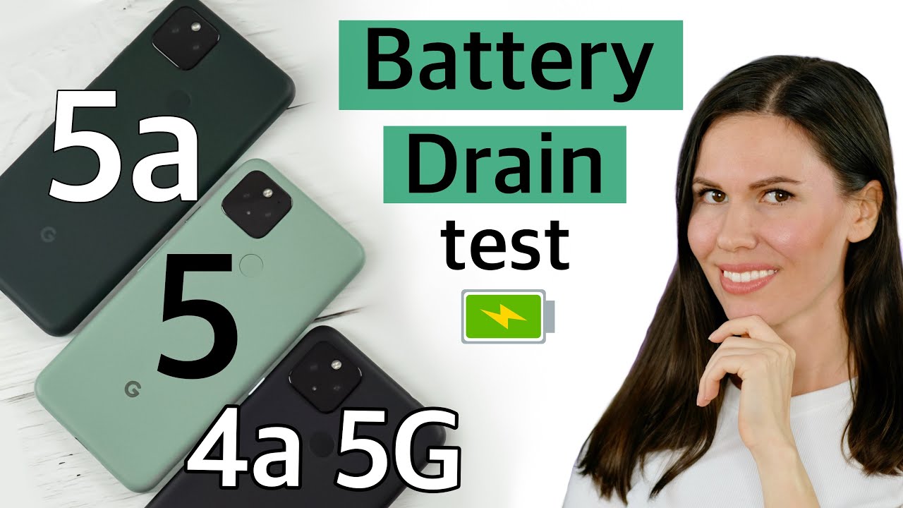 Pixel 5a vs Pixel 4a 5G vs Pixel 5 | Battery Drain Test