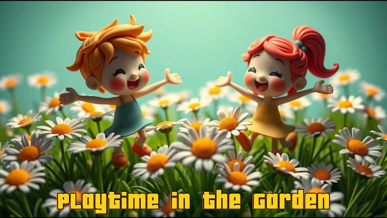 🌻🌈🎶 Playtime in the Garden – Fun Outdoor Song for Kids | Smily Miley Chily 💛✨