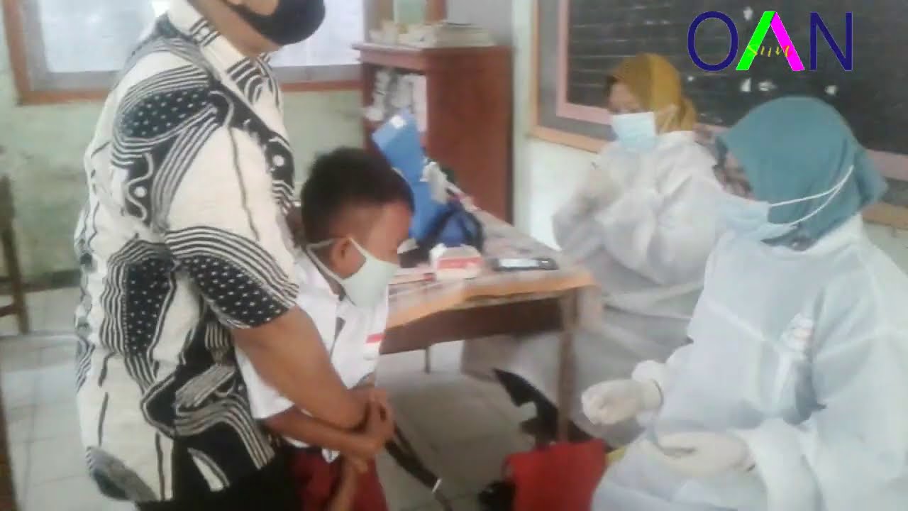 Ekspresi Siswa SD, Ketika Imunisasi DT dan Td.