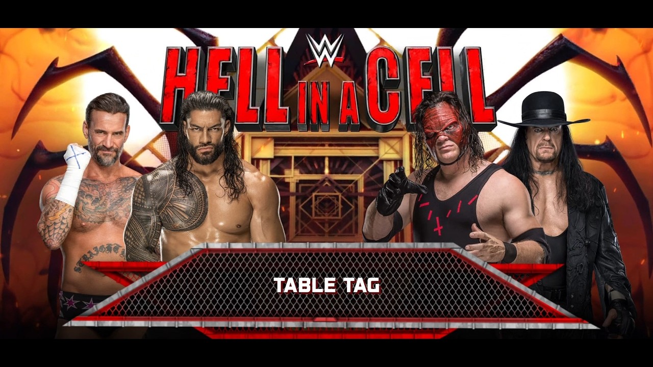Roman Reigns and CM Punk vs The Undertaker and Kane