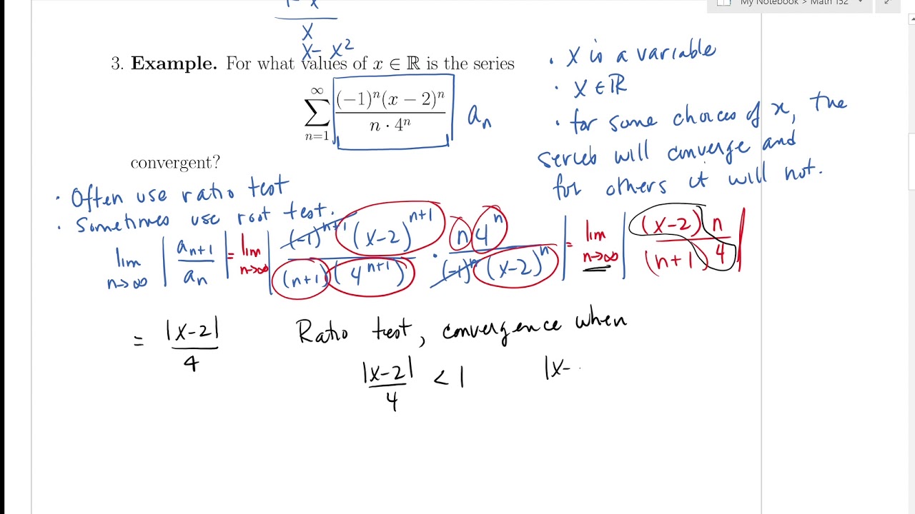 SFU MATH152 11.8 Power Series (main lecture)