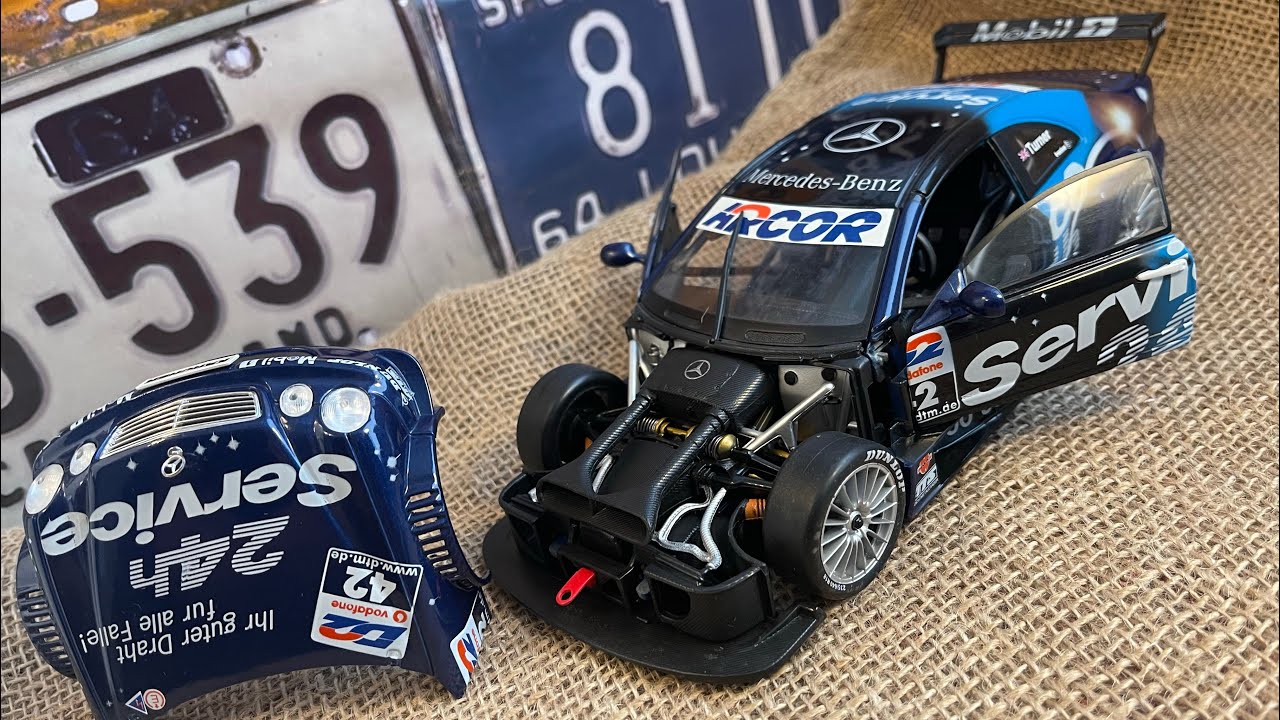 Mercedes Benz CLK DTM 2000 Scale 1:18 Model Diecast