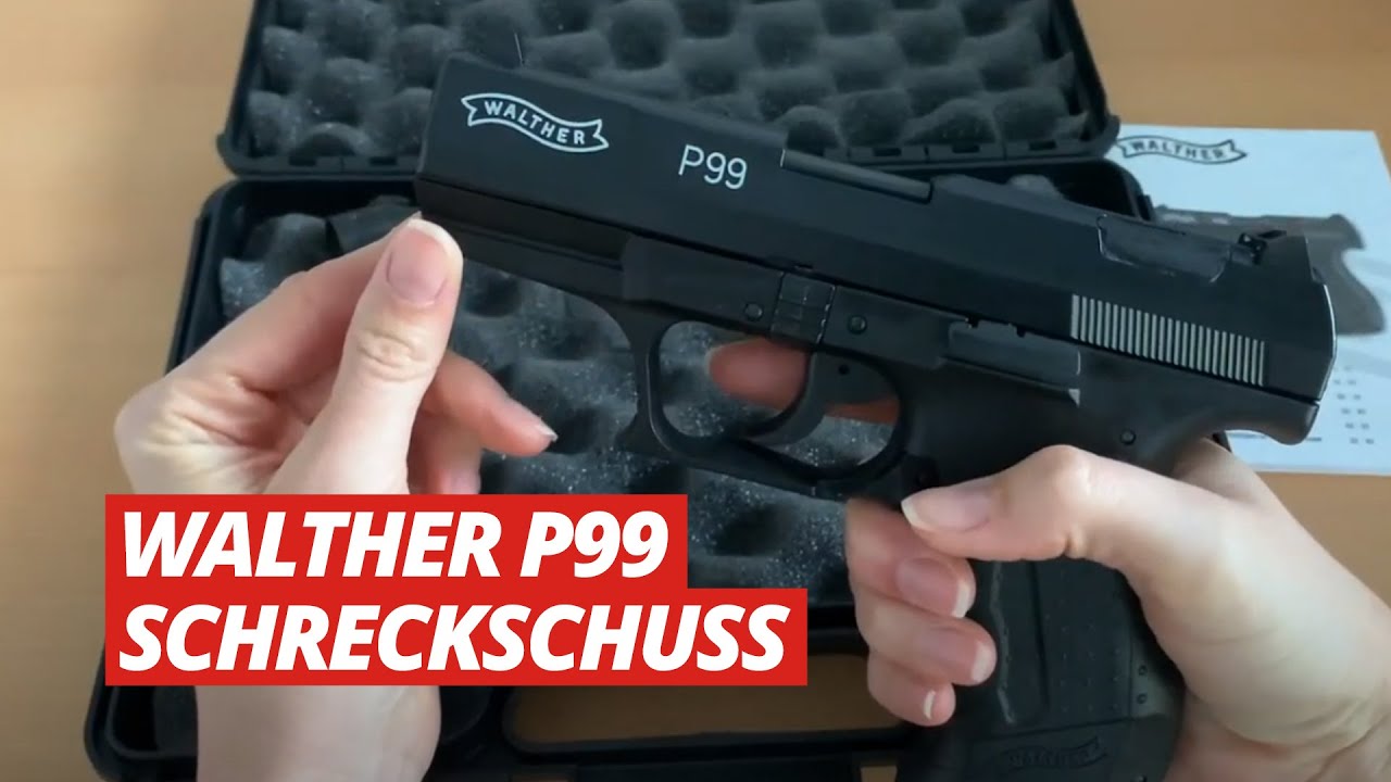 Walther P99 Schreckschuss Pistole - 9 mm P.A.K. schwarz