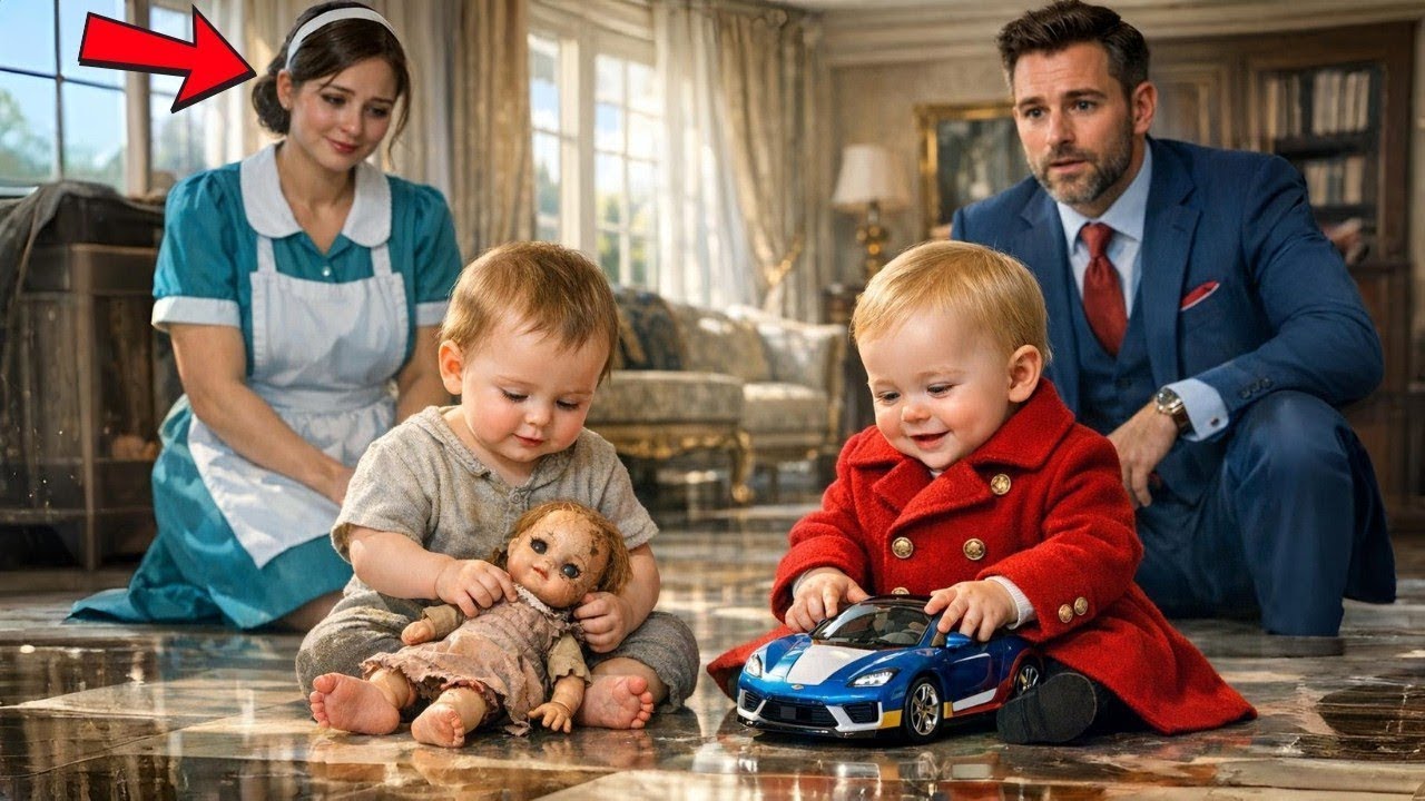 Domestica portò sua figlia a giocare con il figlio di un milionario, ma notò qualcosa e cambiò tu.