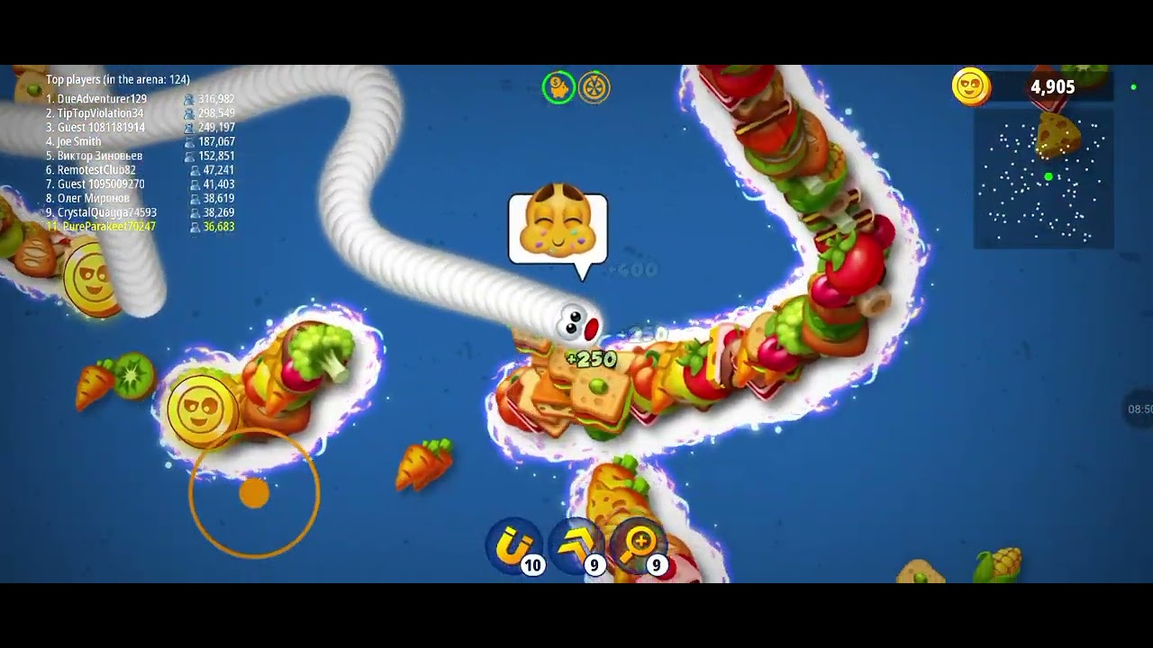 Worms zone