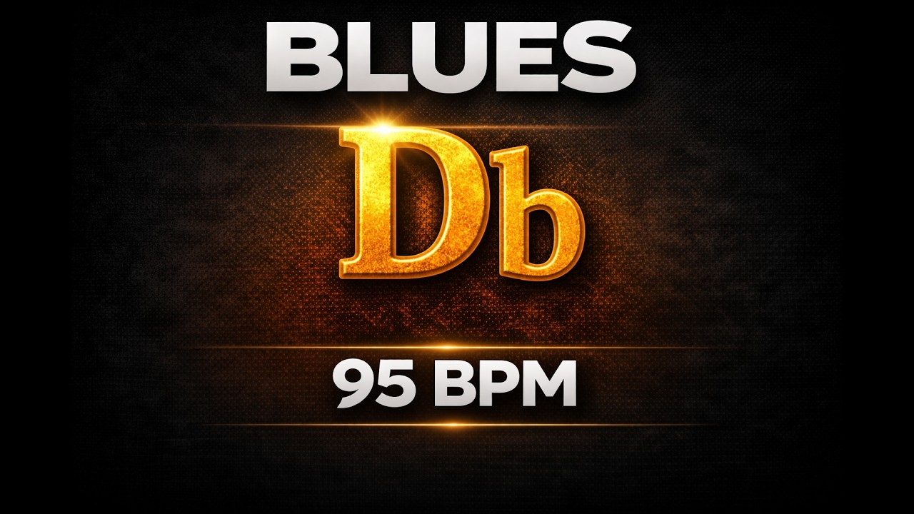 Dd | Beginner Guitar Practice | 95 BPM | Blues Backing Track