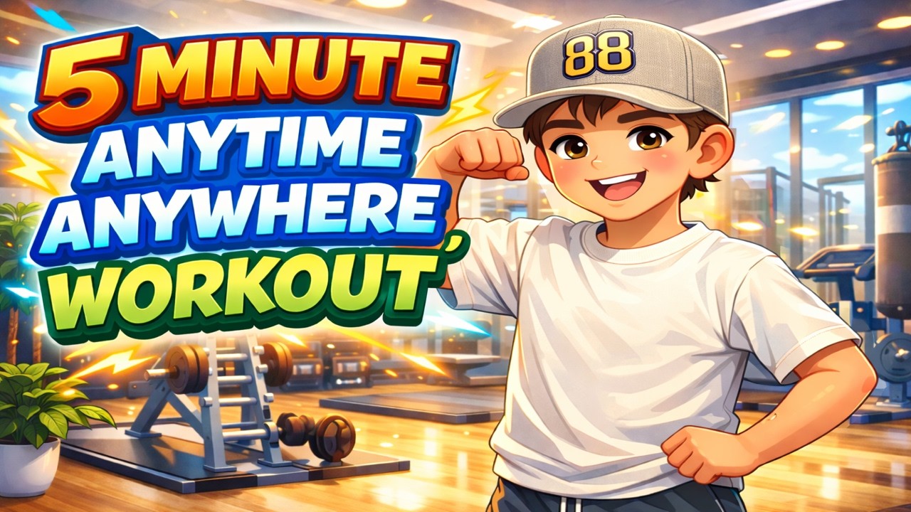 START THE DAY: 5-Minute Morning Workout for Kids & Teens