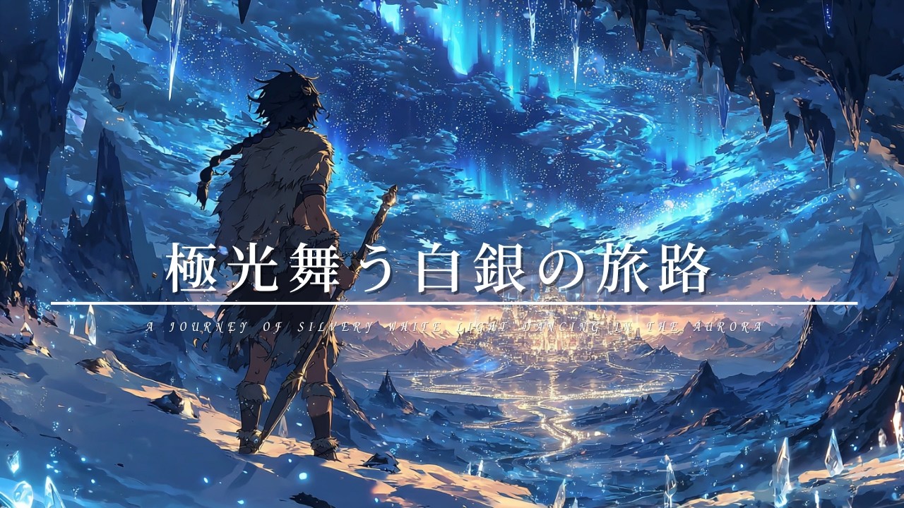 【北欧ケルトBGM】極光舞う白銀の旅路。BPM85の心地よいリズムで深い集中を【作業】