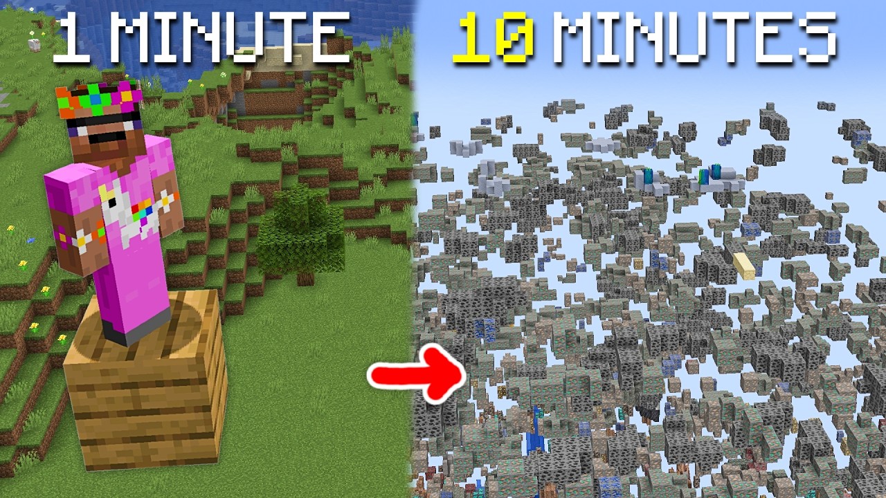 Finir Minecraft Mais Toutes les 10sec un Bloc DISPARAIT..