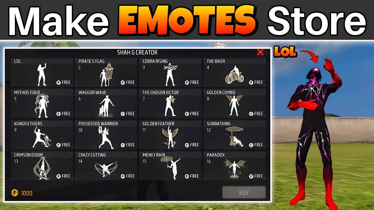 How to Make Emotes Store in Craftland | Shah G Creator | How To Make Emote Script In Craftland
