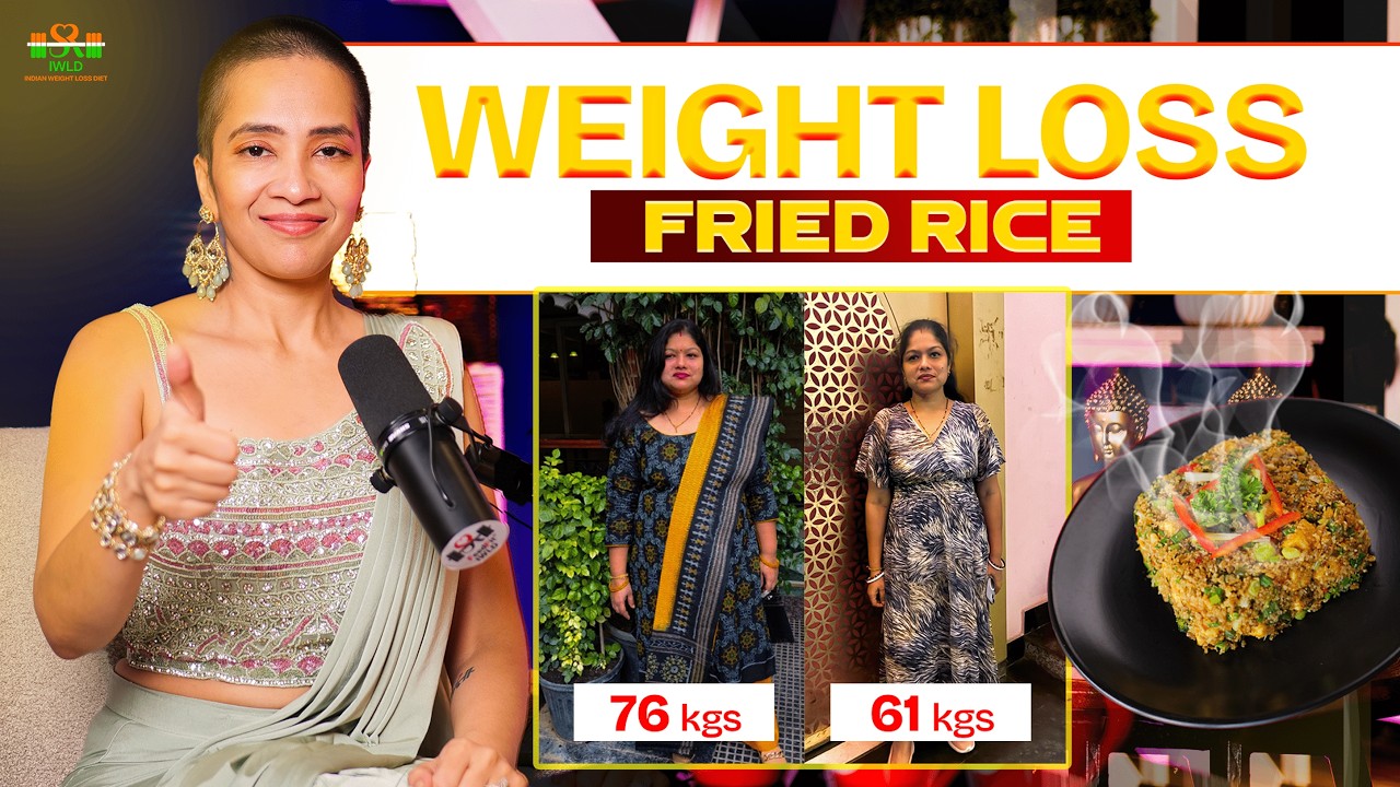 Fried Rice Recipe for Weight Loss | Fat Loss Vegetable Paneer Recipes | Indian Veg Diet by Richa