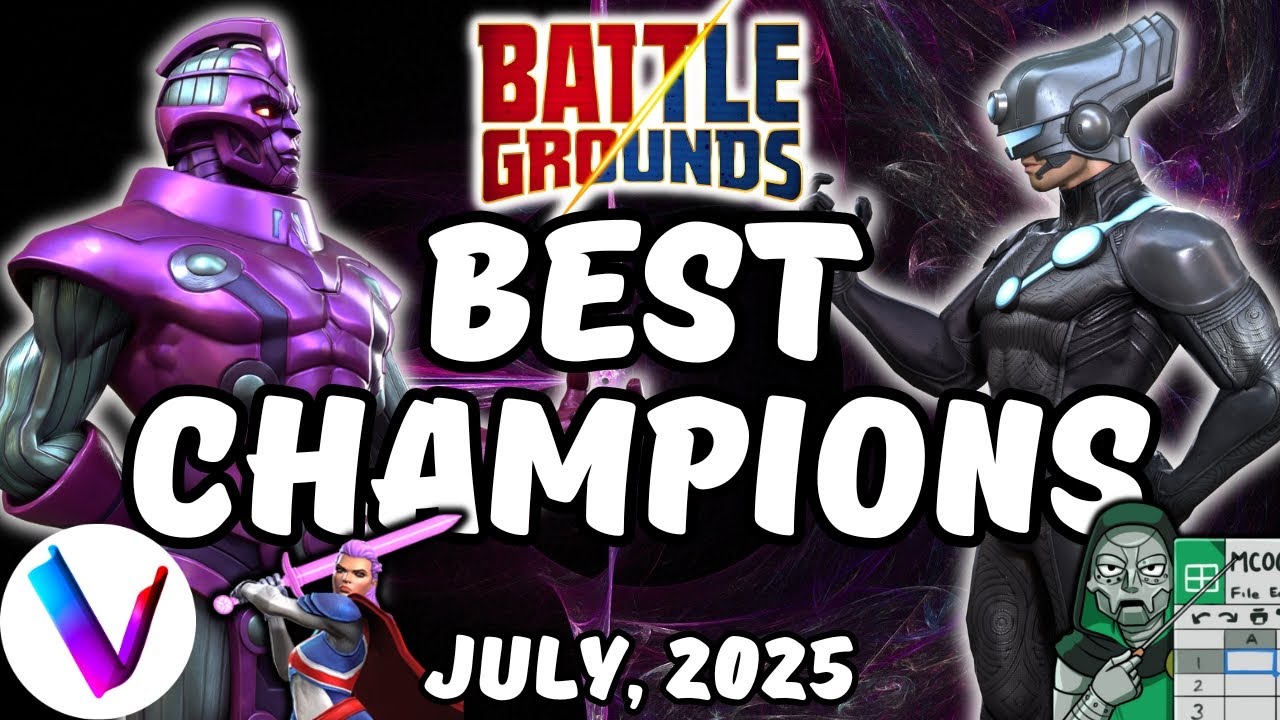 Best Champions for Battlegrounds Ranked & Vega's Tier List - High Evolutionary & The Maker MCoC