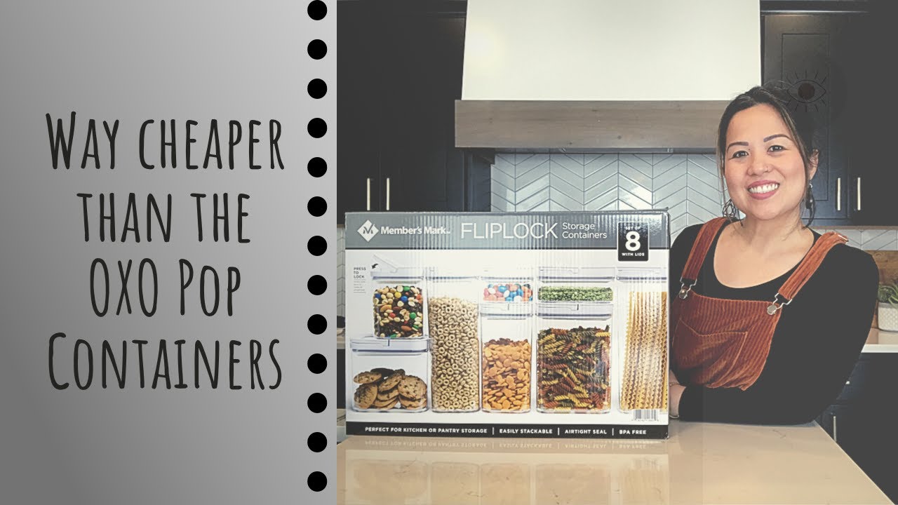 Cheap Airtight Storage Container | Member’s Mark FLIPLOCK Review | OXO Pop Alternative
