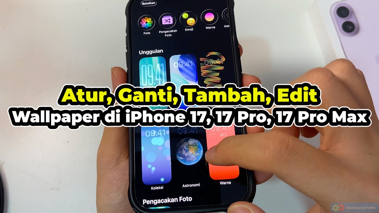 Cara Ganti Wallpaper di iPhone 17, 17 Pro, 17 Pro Max (Tambah, Edit, Hapus, dll.) - LENGKAP!