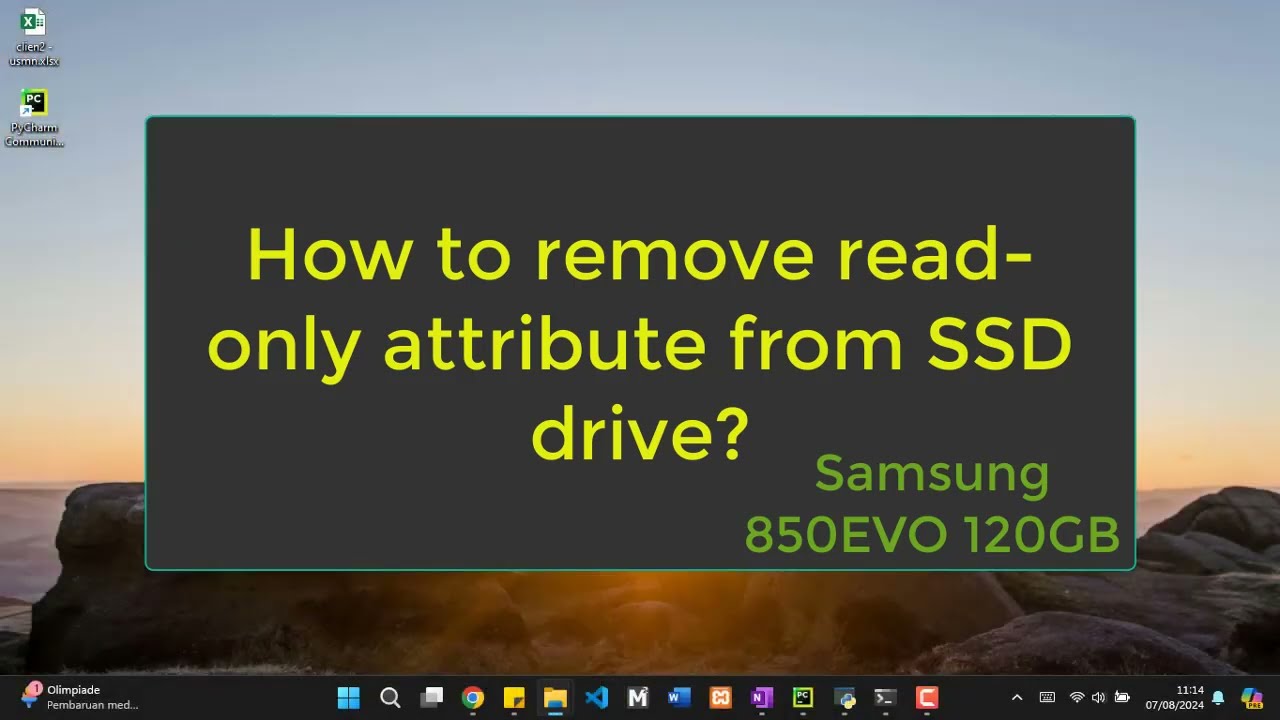 2 quick Method to clear read-only on SSD drive