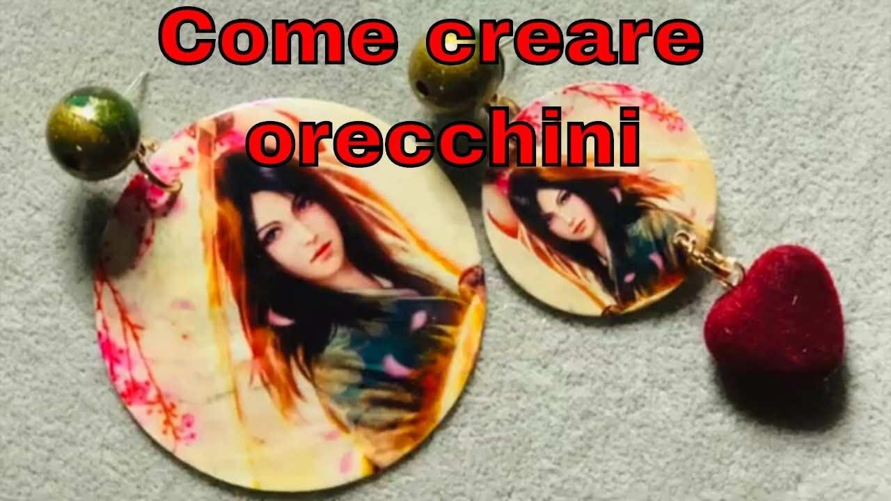 Tutorial come realizzare orecchini in madreperla