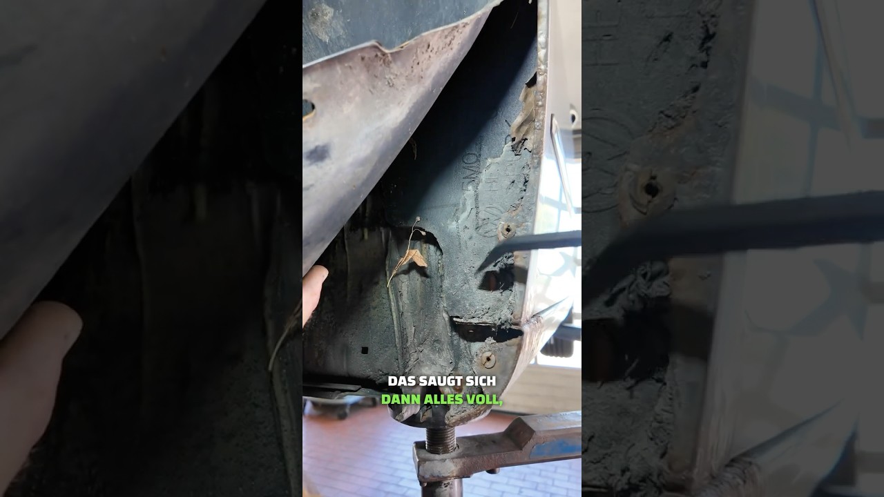 Deshalb ist immer Rost am Schweller oder am Radlauf #rost #auto