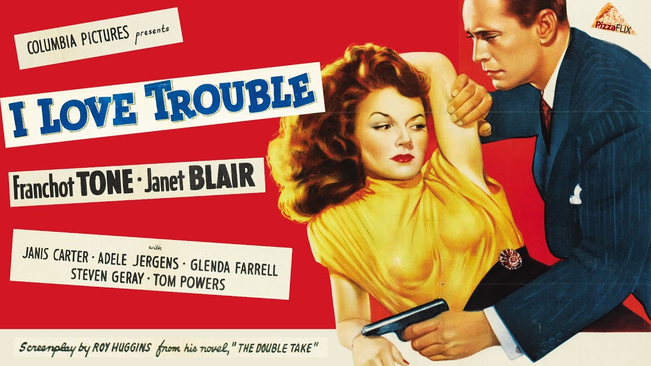 I Love Trouble (1948) FRANCHOT TONE ♠ FILM NOIR
