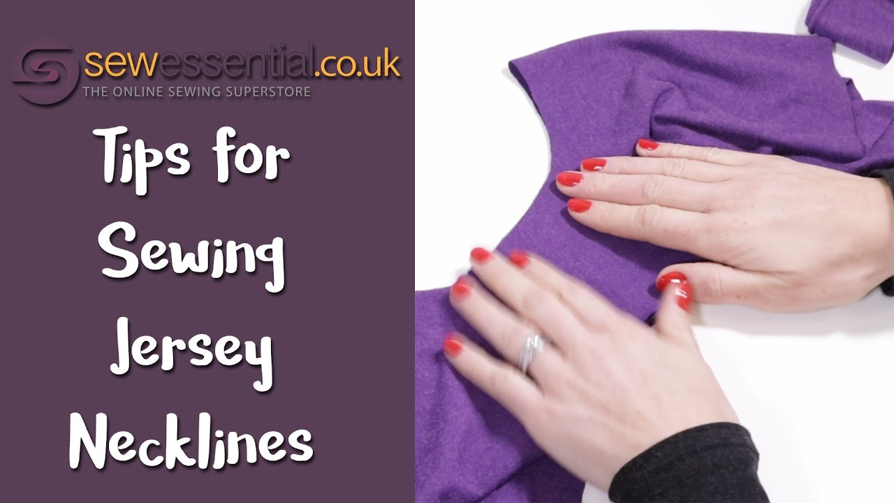 Tips for Sewing Jersey Necklines
