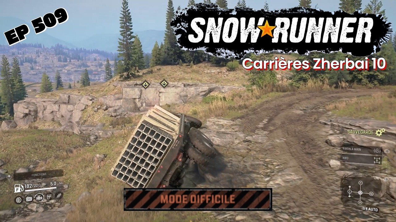 #SnowRunnerQC (Carrières Zherbai 10) Dans cet épisode, Trois tâche de terminées