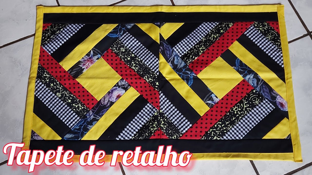EXCELENTE IDEA PARA APROVEITAR RETALHOS 💥PASSO À PASSO 😍