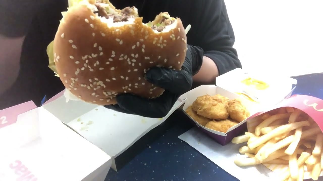 [ASMR]マクドナルド グランドビックマック 咀嚼音 No talking #asmr #マクドナルド #グランドビックマック#ビックマック #咀嚼音 #BigMac #모팡　#씹는 소리