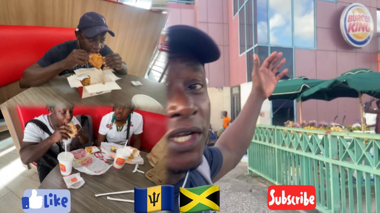 🇧🇧Barbados Burger King Is Better Than Their  KFC // First Time Having BK Crispy ￼Chicken 