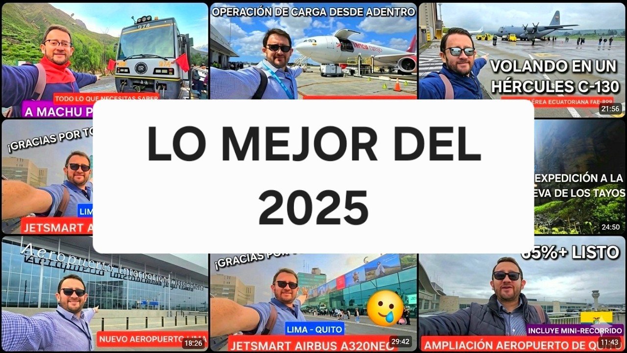 ¡LO MEJOR DEL 2025! ✈️ Resumen del Año: Videos más Vistos, Estadísticas y Grandes Viajes 😱