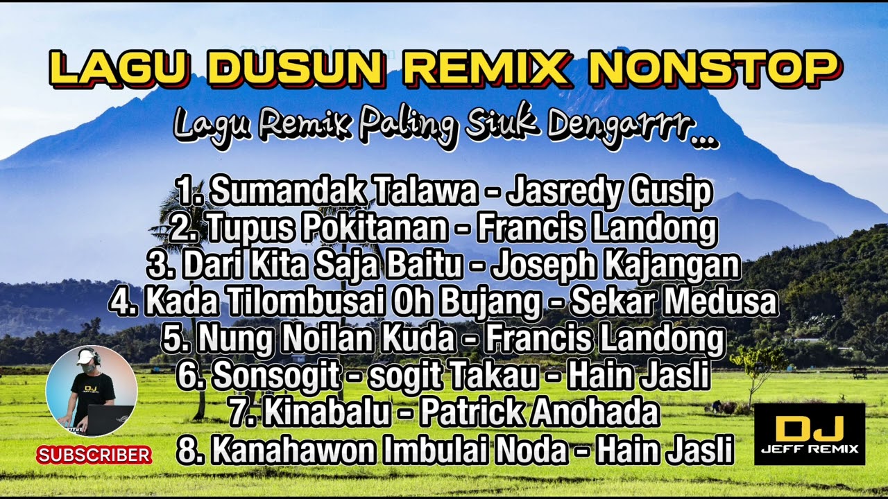 Lagu Dusun Remix NonStop Paling Siuk | Dj Jeff Remix | Dj Sabahan
